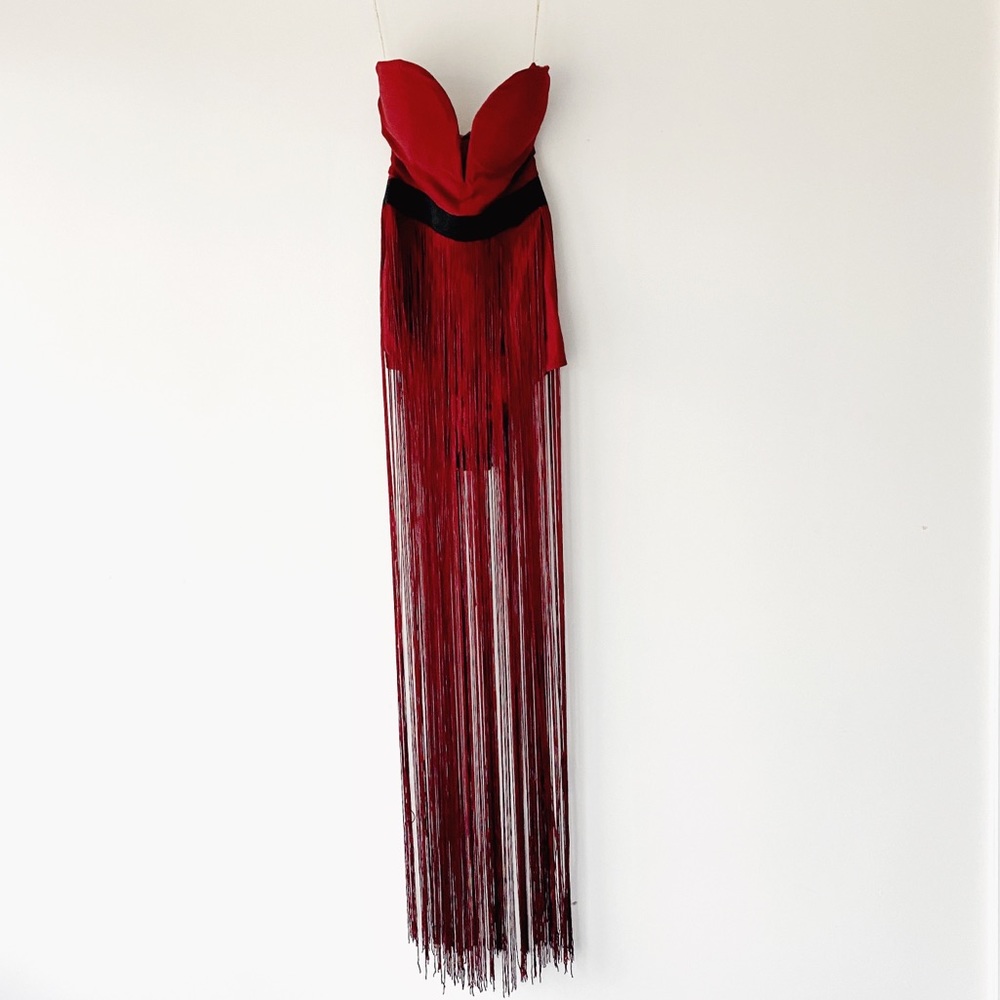 Rare London Fringe Strung Along Bodysuit - Picture 11 of 16